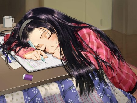 Спящая девочка рисунки аниме (49 фото)