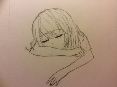 Аниме карандашом легко
