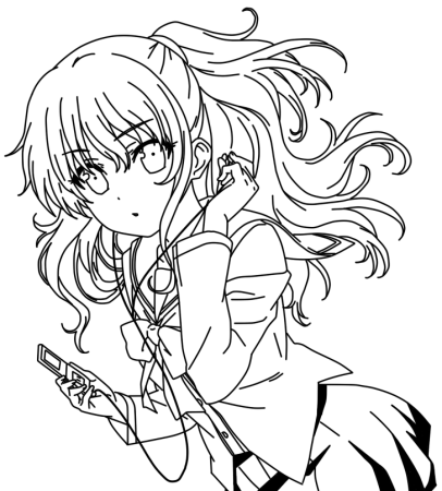 Раскраска аниме Шарлотта