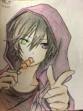 Аниме Шарлотта для срисовки