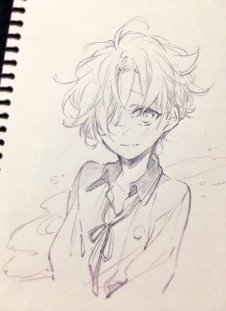 Аниме кун набросок