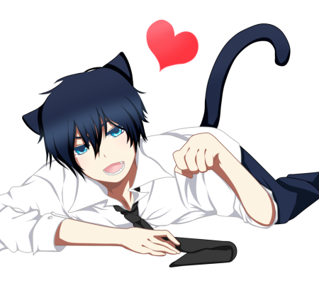 Рин Окумура кот