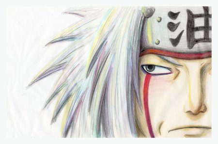 Рисунок Джирайя из Наруто