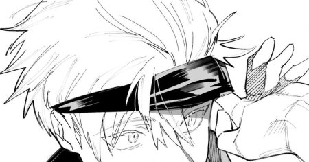 Годжо Сатору Манга чб