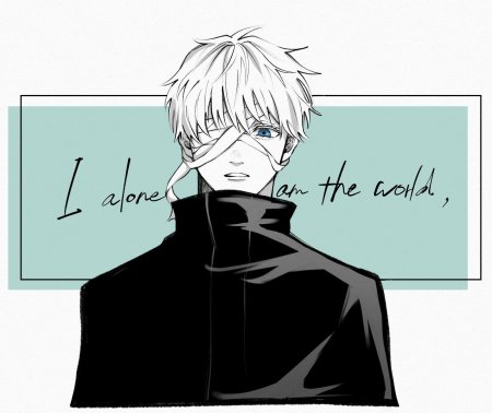 Годжи Сатору в полный рост