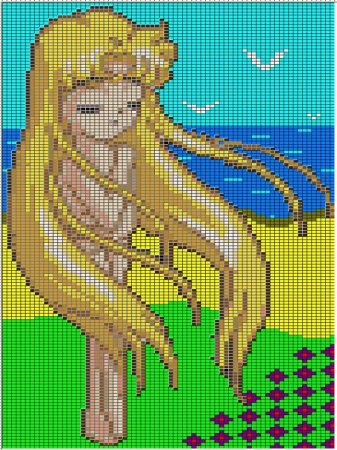 Аниме картины из бисера