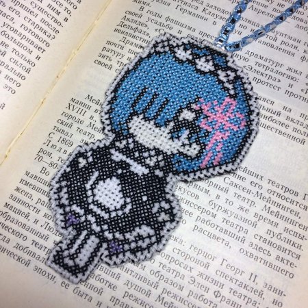 Маленькие вышивки крестиком аниме