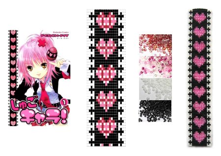 Схемы для бисера аниме