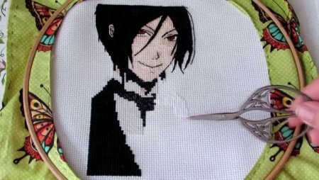 Вышивка темный дворецкий