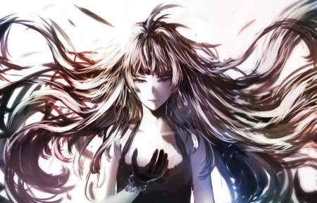 Аниме волосы на ветру