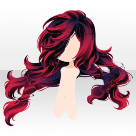 Развивающиеся волосы аниме