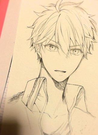 Аниме кун набросок