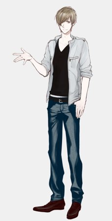 Нарисовать парня в полный рост