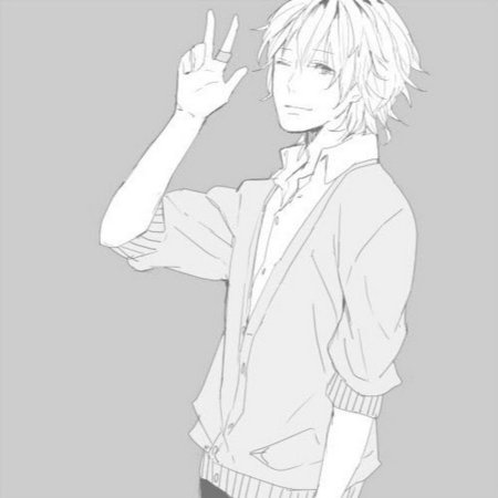 Аниме парни в полный рост