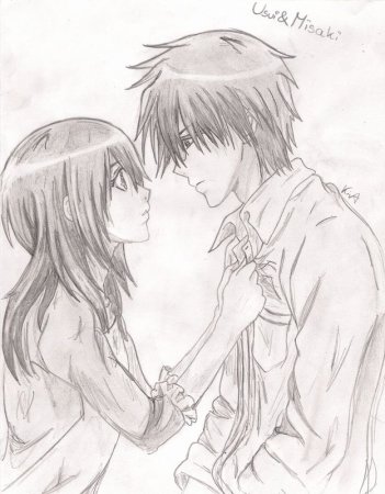 Рисунки аниме президент студсовета горничная