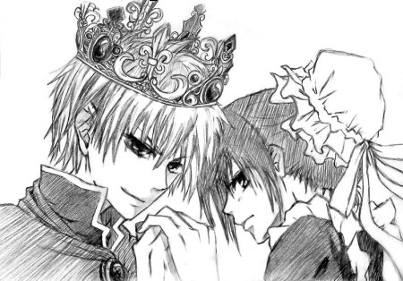 Президент студсовета горничная Мисаки с подругами