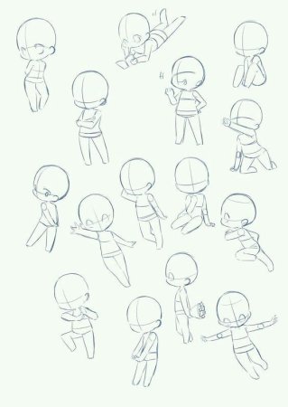 Чиби мальчик референс