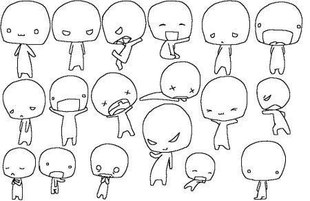 Простые персонажи для рисования