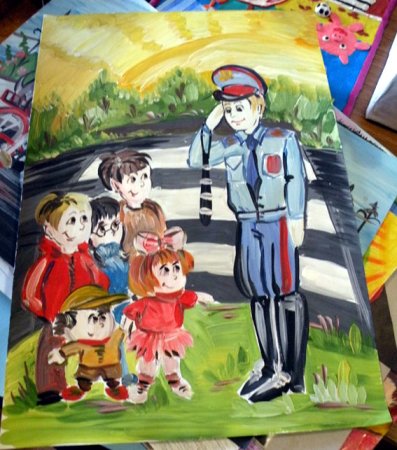 Рисунок на тему обращение к водителю