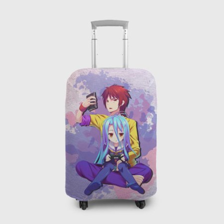 Розовый чемодан открытый