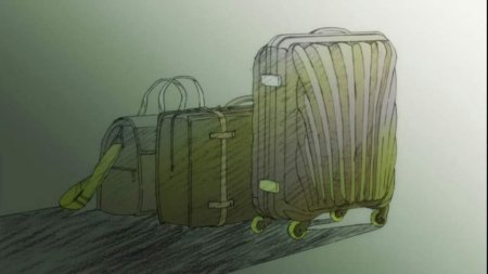 Ахегао чехол для чемодана