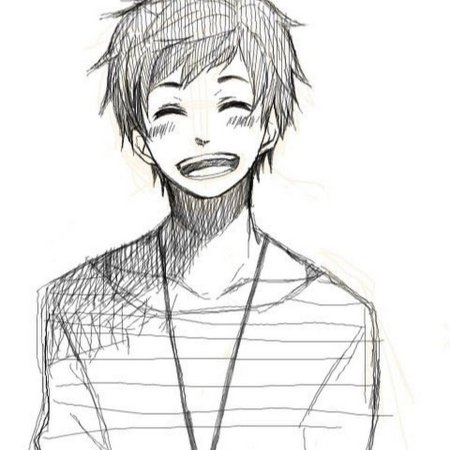 Аниме лицо парня