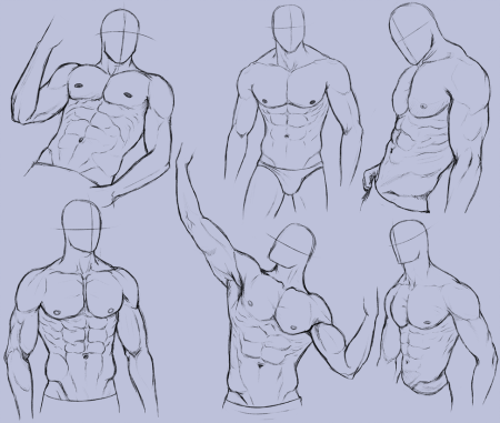 Туториал торс сбоку