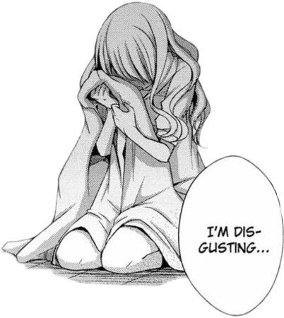 Аниме позы грустные