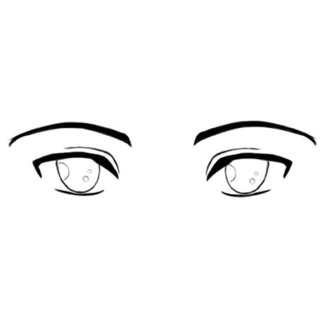 Прикрытые глаза аниме