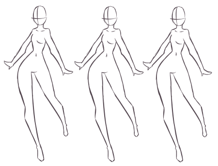 Позы для рисования одежды