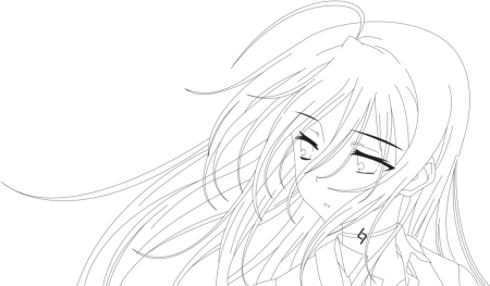 Аниме лайн арт без фона