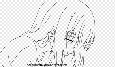 Раскраски аниме грустные