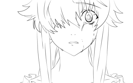 Юно Гасай чёрно белая