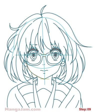 Курияма Мирай черно белая