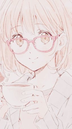 Курияма Мирай черно белая