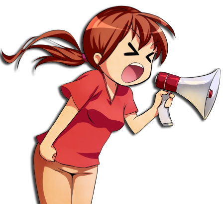 Аниме девушка истерика