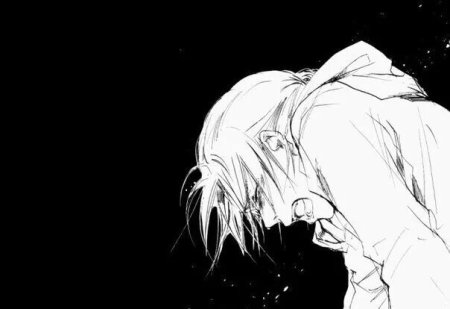 Плачущие аниме парни