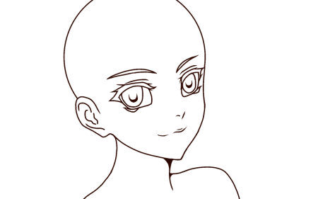 Манекен лица для рисования