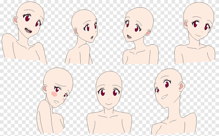 Аниме лицо манекен