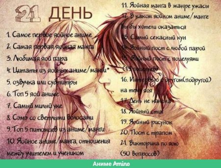 Яой аниме список