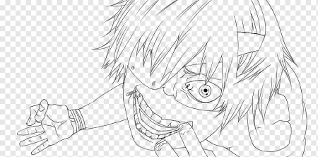 Раскраски аниме Токийский гуль