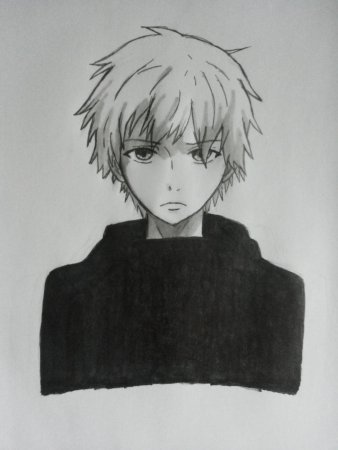 Канеки Кен рисовка