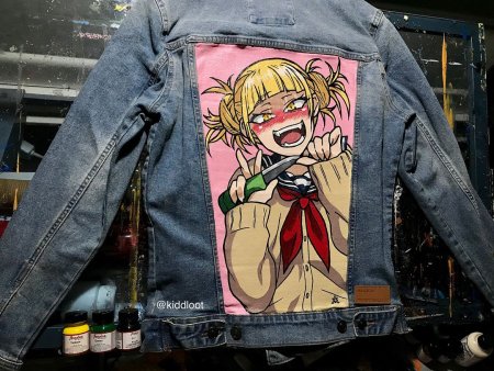 Кастом джинсовки аниме