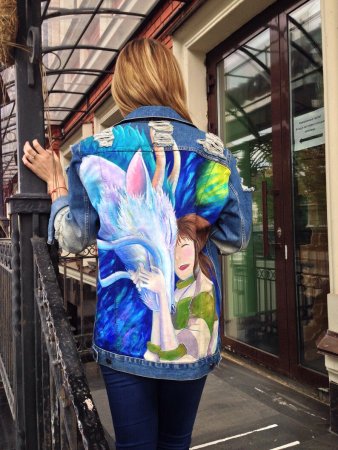 Рисунки на джинсовых куртках