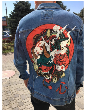 Кастом джинсовки Япония