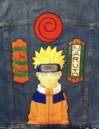 Кастом джинс Наруто