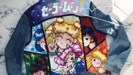 Джинсовая куртка Сейлор Мун