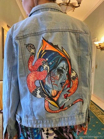 Ручная роспись джинсовок