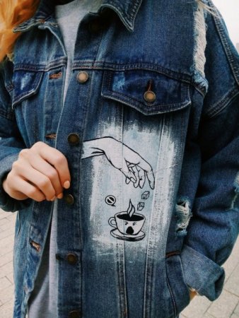 Трафарет для джинсовки