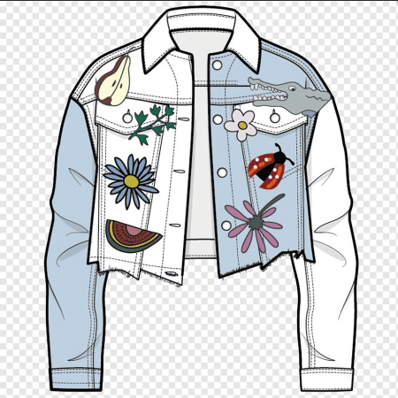 Зарисовка джинсовки